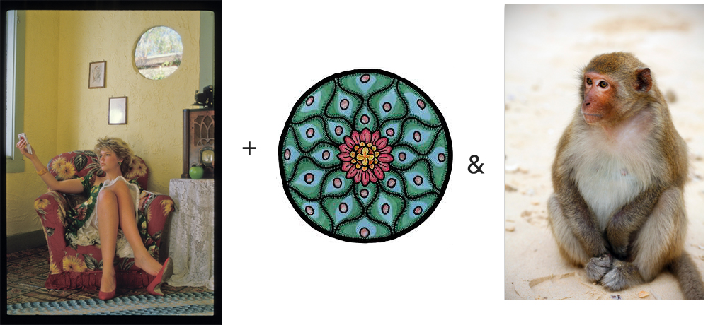 Composite/montage illustration elements for "That Kind of Afternoon" by Michael Maersch