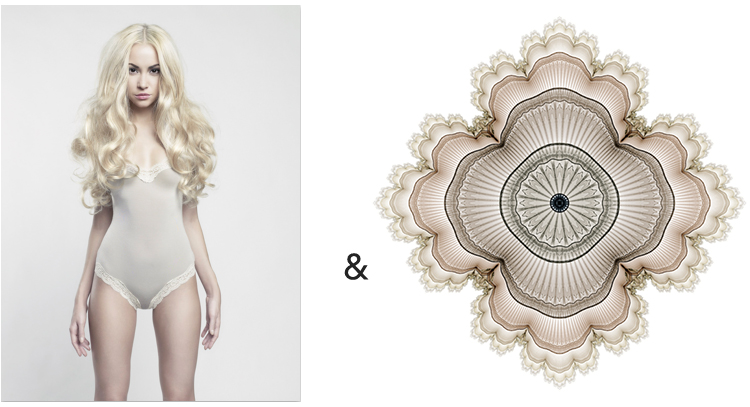 Composite/montage illustration elements for the "Wild Dress" composite/montage by Michael Maersch