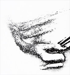 Ugly Rumors, a silkscreen print by Michael Maersch